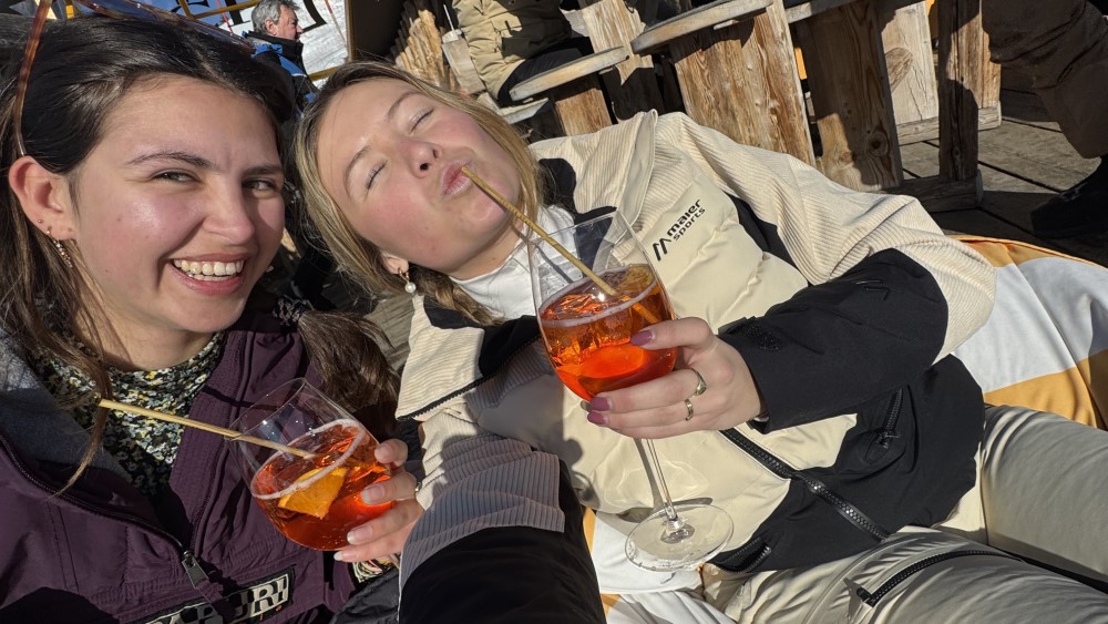 Lekker loungen in SkiWelt.